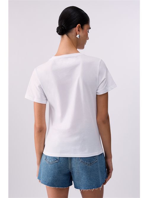 T-shirt woman white LIU JO | WA6237JS923/P9331